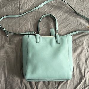 NWOT pale blue coach purse